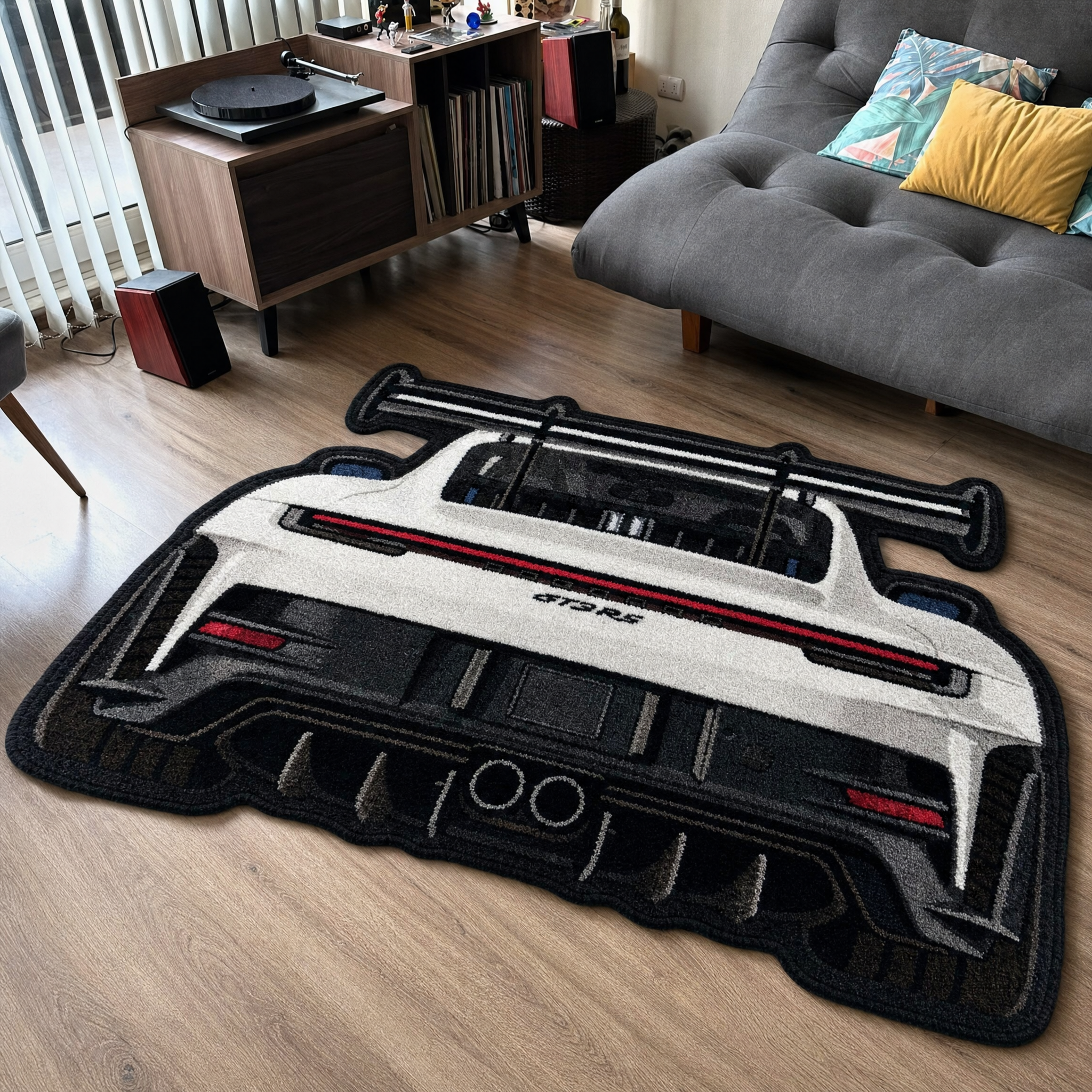 Track Legend Tufted Wool Rug | Motorsport Collection — MAVIC GLOBAL