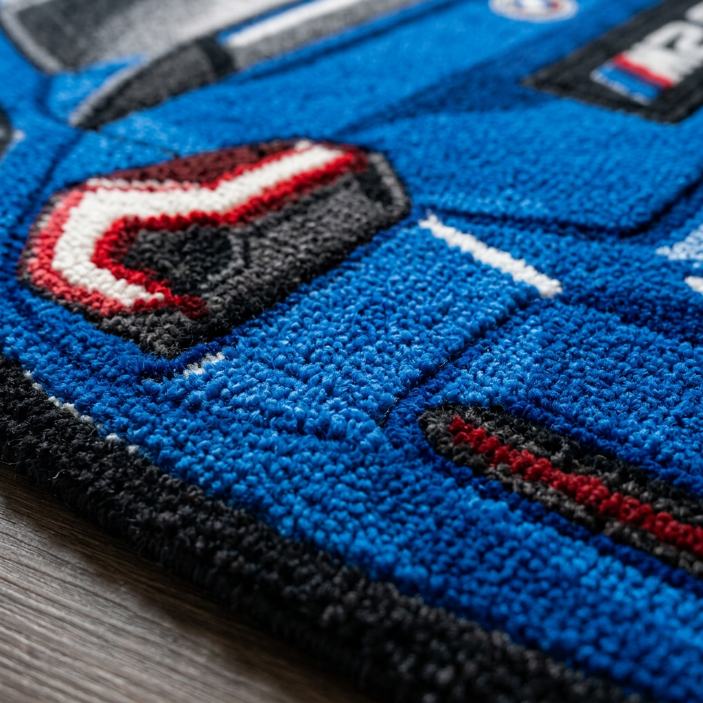 Rear Dominion Tufted Wool Rug | Performance Collection — MAVIC GLOBAL