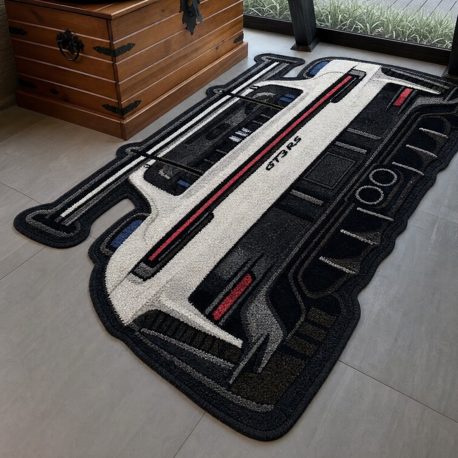 Track Legend Tufted Wool Rug | Motorsport Collection — MAVIC GLOBAL