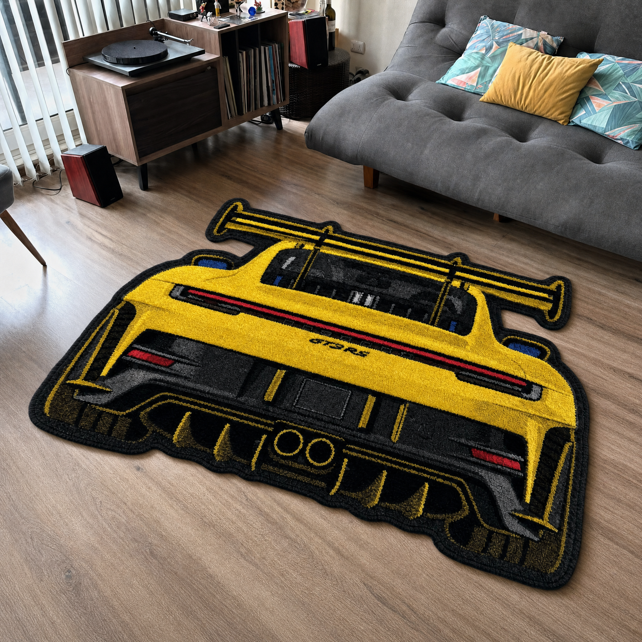 Track Legend Tufted Wool Rug | Motorsport Collection — MAVIC GLOBAL
